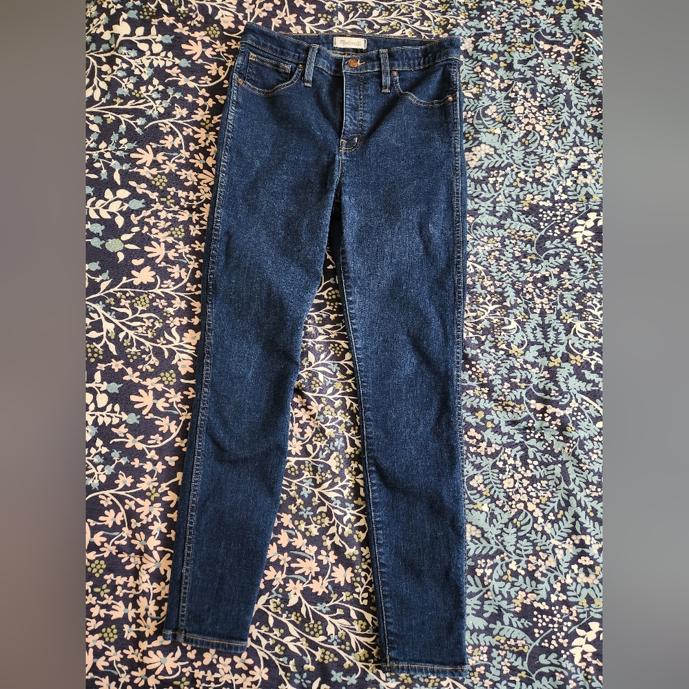 *Madewell 10" High Rise Medium Blue Women's Skinny Jeans Size 29
